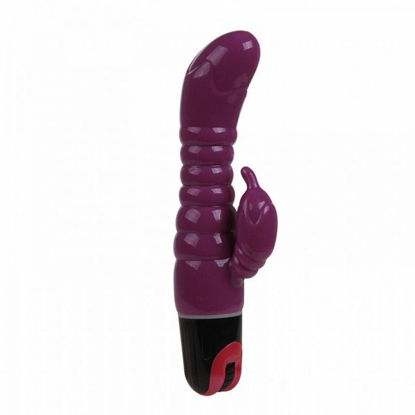  Vibrador Ponto G - Duplo Motor - MultiVelocidade - 22,5 cm 