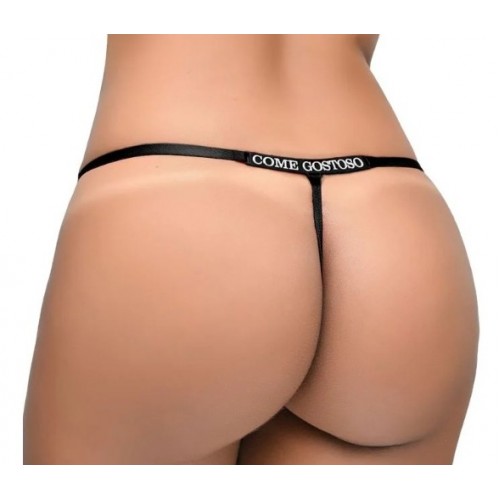 CALCINHA FIO DENTAL FRASE COME GOSTOSO QUE BR...