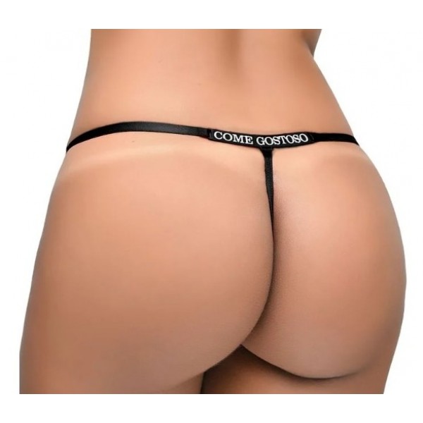 CALCINHA FIO DENTAL FRASE COME GOSTOSO QUE BR...