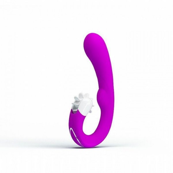 VIBRADOR MAGIC TONGUE ESTIMULADOR SIMULANDO LÍNGUA PRETTY LOVE