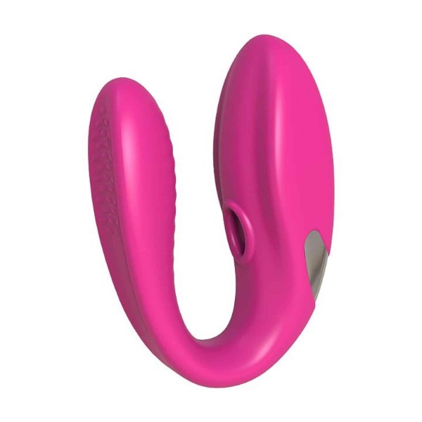 VIBRADOR DE CASAL COM SUGADOR UMI S-HANDE SEX...