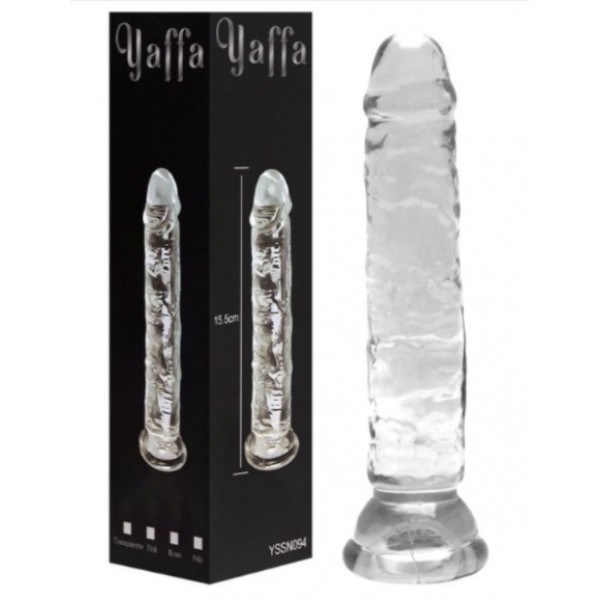  PÊNIS REALÍSTICO COM VENTOSA YAFFA YSSN094 15,5X 2,7CM SEXY IMPORT