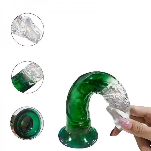 PÊNIS REALÍSTICO COM VENTOSA 18,5X 3,5CM SEXY IMPORT