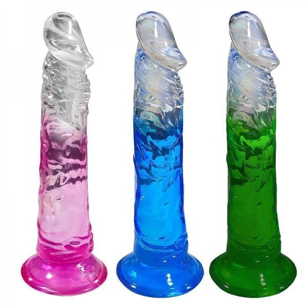 PÊNIS REALÍSTICO COM VENTOSA 18,5X 3,5CM SEXY IM...