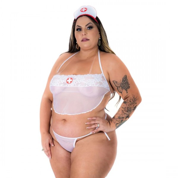 FANTASIA MINI MÉDICA SEXY PLUS PIMENTA SEXY