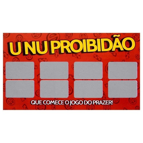 JOGO RASPADINHA UNU PROIBIDÃO UNITÁRIA SENS...