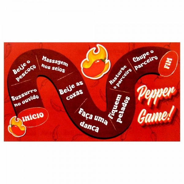 JOGO RASPADINHA PEPPER GAME UNITÁRIA SENSUAL LOVE 