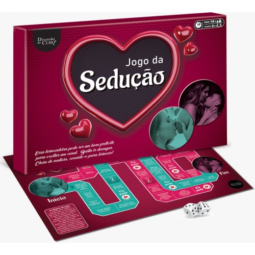 JOGO TABULEIRO SEDUÇÃO COM DADOS DIVERSÃO ...