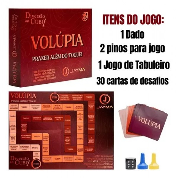 VOLÚPIA JOGO ALÉM DO TOQUE DIVERSÃO AO CUBO