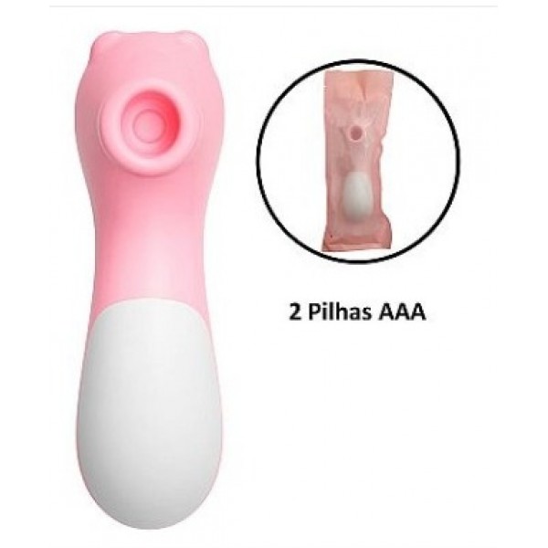 SUGADOR CLITORIANO Á PILHA EM FORMATO DE URSO SEXY IMPORT