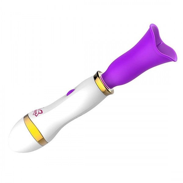 VIBRADOR COM LÍNGUA 12 MODOS DE VIBRAÇÃO SEXY I...