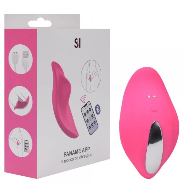 VIBRADOR DE CALCINHA RECARREGÁVEL PANAME APP...