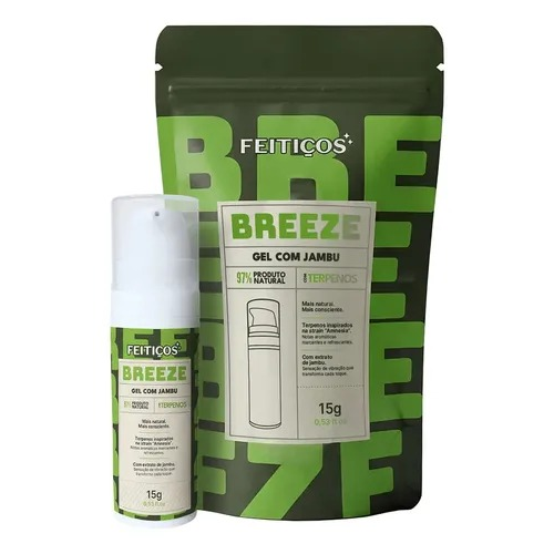 BREEZE - GEL COM JAMBU E TERPENOS 60ML - FEIT...