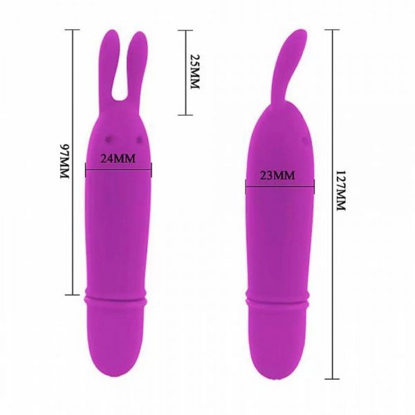 VIBRADOR BOYCE 10 VIBRAÇÕES PRETTY LOVE