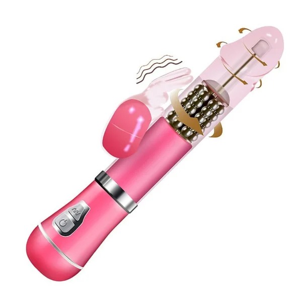 VIBRADOR ROTATIVO RABBIT RECARREGÁVEL COM 9 ...