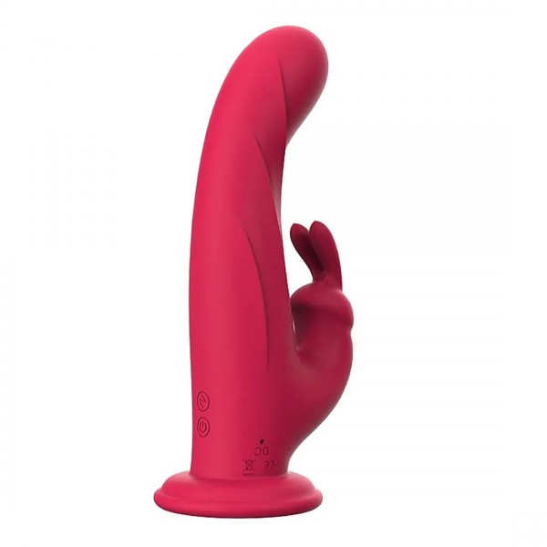 VIBRADOR PONTO G E CLITÓRIS RECARREGÁVEL CO...