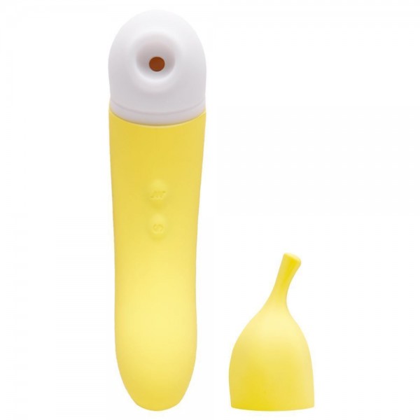 VIBRADOR LUXO BANANA SUGADOR CLITORIANO - DIBE