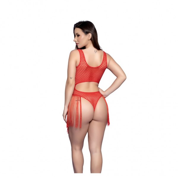 LINGERIE YAFFA BODY- Y2142 VERMELHO