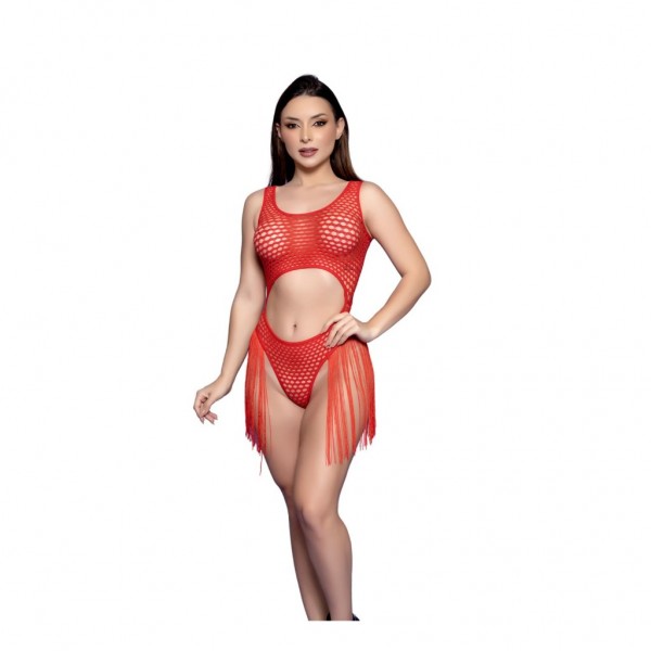 LINGERIE YAFFA BODY- Y2142 VERMELHO