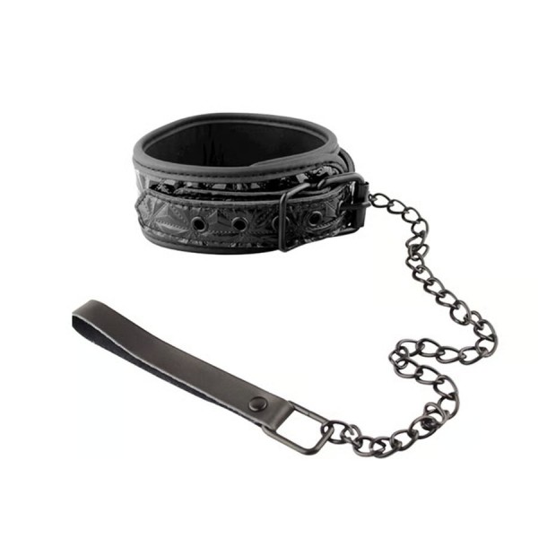 COLEIRA LUXURY COM CORRENTE COLAR WITH LEASH SEXY IMPORT