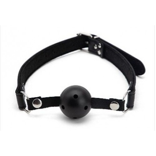  MORDAÇA DE COURO SINTÉTICO COM BOLA SEXY I...