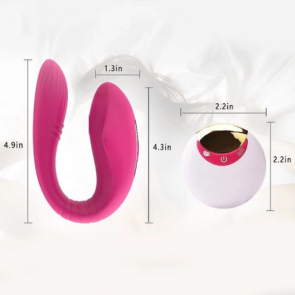 VIBRADOR DE CASAL COM SUGADOR CLITORIANO ELETRIC SUCKING MASSAGER SEXY IMPORT