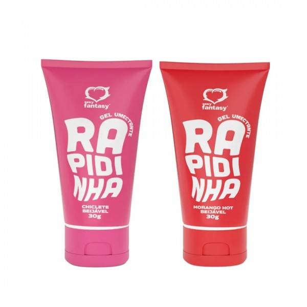 LUBRIFICANTE ÍNTIMO BEIJÁVEL RAPIDINHA 30G SEXY FANTASY