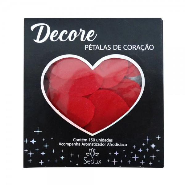 KIT PÉTALAS COM AROMATIZADOR AFRODISÍACO DECORE SEDUX