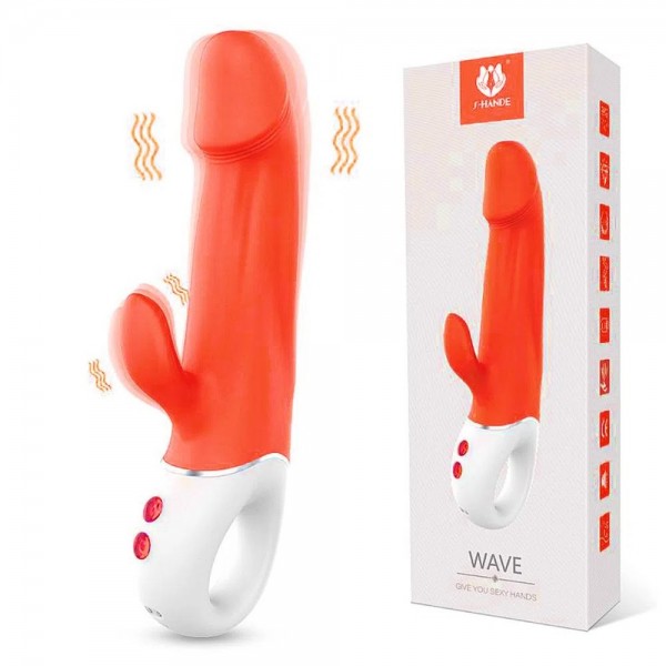  VIBRADOR S-HANDE WAVE COM 9 MODOS DE VIBRAÇ...
