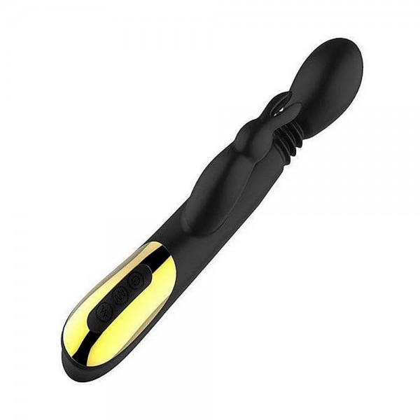 VIBRADOR PONTO G E CLITÓRIS VAI E VEM ROTATIVO COM 10 NÍVEIS DE VIBRAÇÃO NV TOYS YUTU SEXY IMPORT