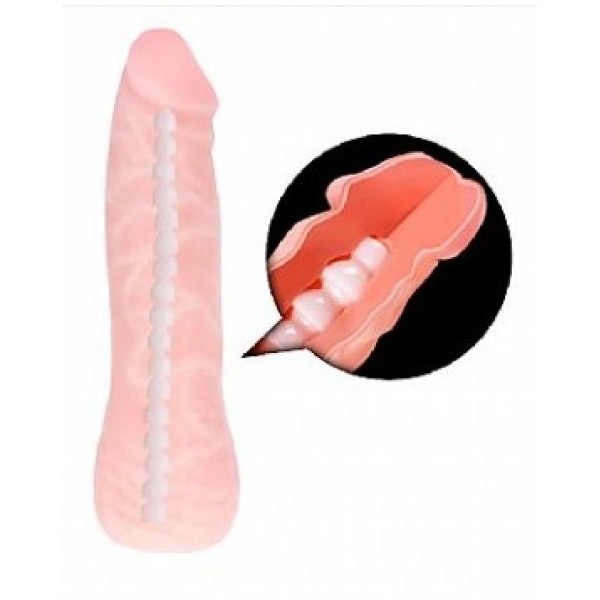 PÊNIS REALÍSTICO COM VÉRTEBRA 16X 3,3CM SEXY IMPORT
