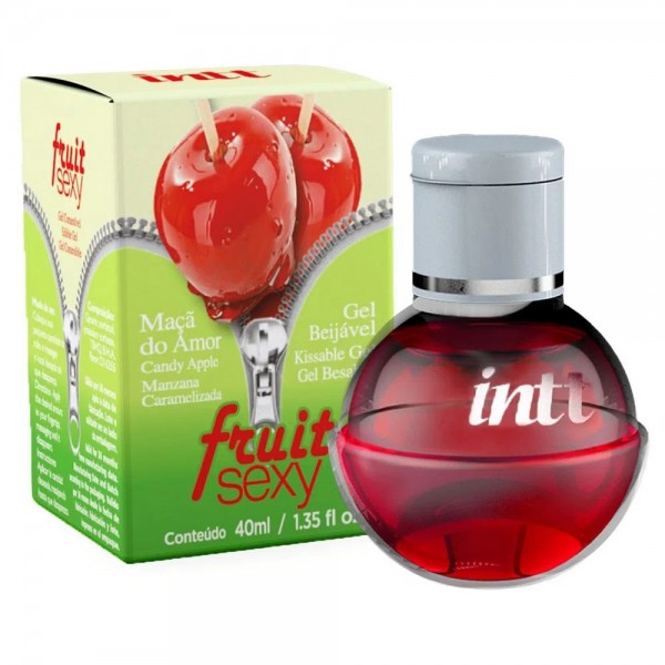 FRUIT SEXY GEL BEIJÁVEL SABOR MAÇÃ DO AMOR 40ML INTT