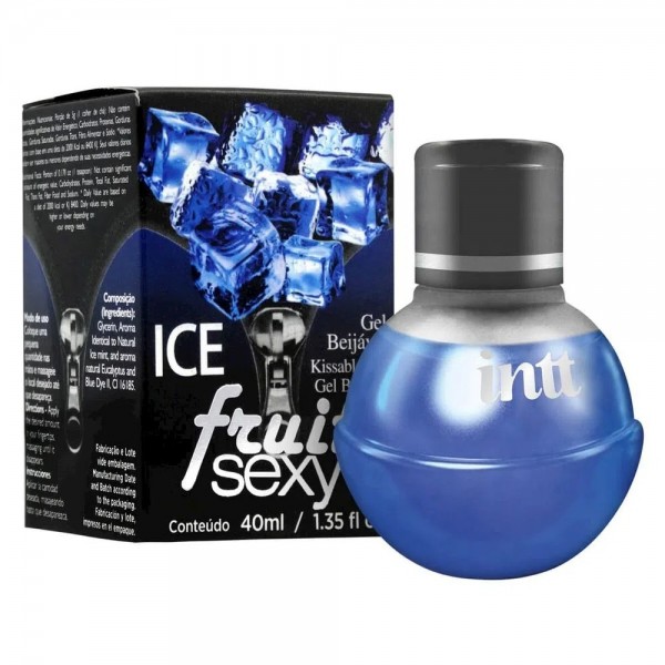 FRUIT SEXY GEL BEIJÁVEL SABOR ICE EXTRA FORT...