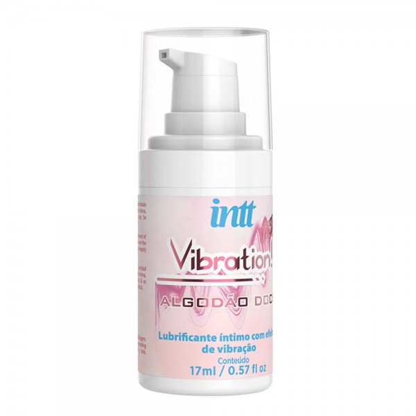 GEL VIBRATION POWER EXTRA FORTE 17ml ALGODÃO DOCE INTT