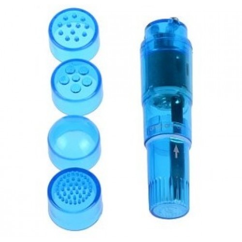 MINI VIBRADOR COM 4 CAPAS ESTIMULADORAS DE CL...