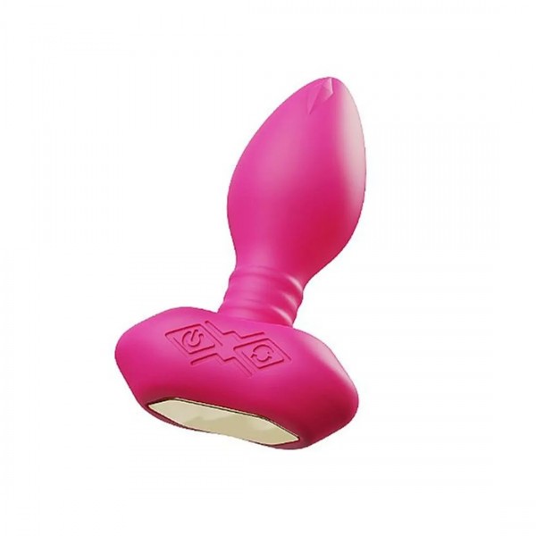 Plug Anal com Vibro e Rotao  Longa distncia Sexy Import