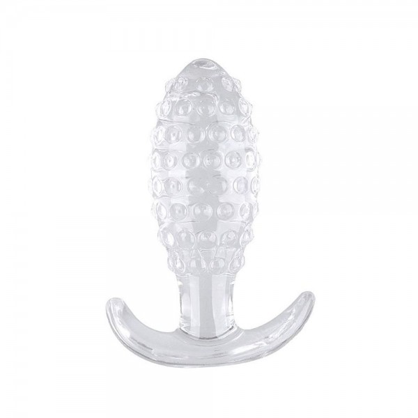 PLUG ANAL EM SILICONE COM TEXTURA DE BOLINHA - 12 x 4,0 CM - SEXY IMPORT 