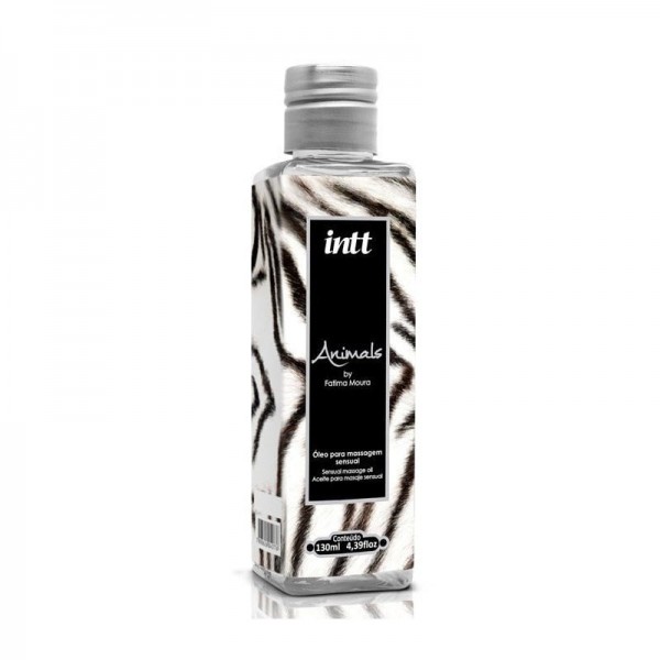 ÓLEO PARA MASSAGEM CORPORAL ANIMALS 130ML INTT