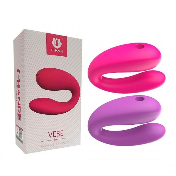 VIBRADOR CASAL EM SILICONE VEBE SEXY IMPORT