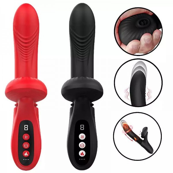 VIBRADOR PONTO G COM DUPLO ESTÍMULO RECARREGÁVEL VAI E VEM M. JOHN SEXY IMPORT