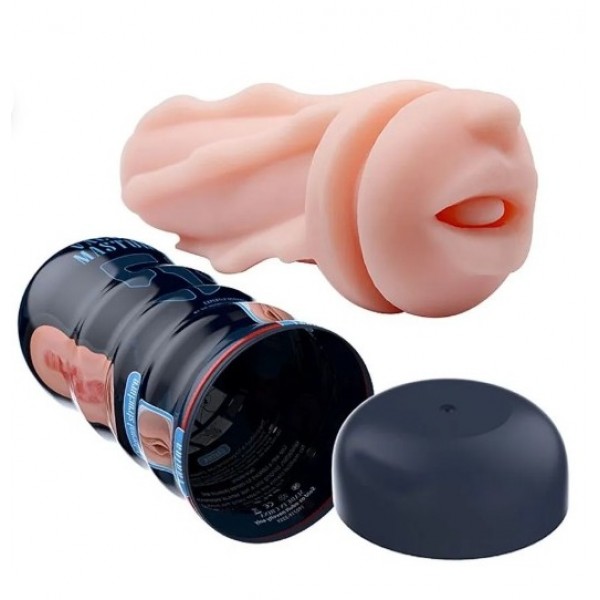 MASTURBADOR VACUUM CUP 55 FORMATO DE BOCA PRETTY LOVE 