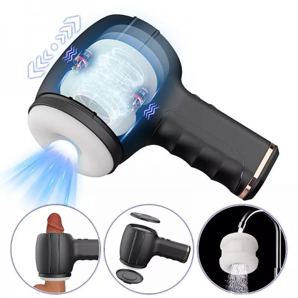 MASTURBADOR MASCULINO HAMMER FORMATO DE PISTOLA SEXY IMPORT