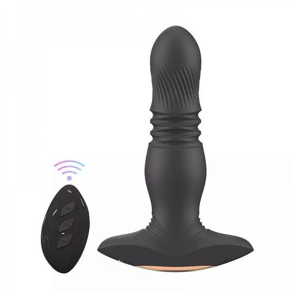 PLUG ANAL COM VIBRAÇÃO E VAI E VEM ROY SEXY...