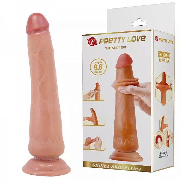 PÊNIS REALÍSTICO COM DUPLA CAMADA TIEMEYER 25X 4...