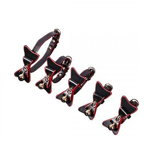 KIT BONDAGE SADO LUXO EM COURO SINTÉTICO SEXY IMPORT