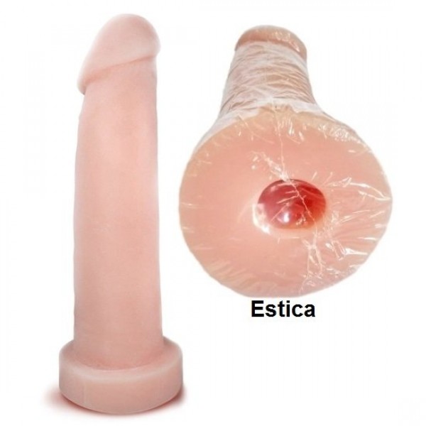 CAPA PENIANA EM CYBERSKIN 21 X 6CM SEXY FANTASY