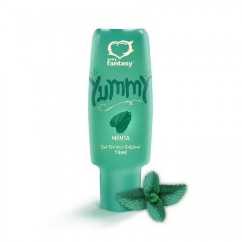 YUMMY GEL TÉRMICO COMESTÍVEL SABOR MENTA 15...