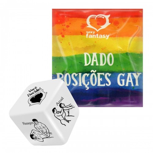 DADO POSIÇÕES GAY UNITÁRIO SEXY FANTASY