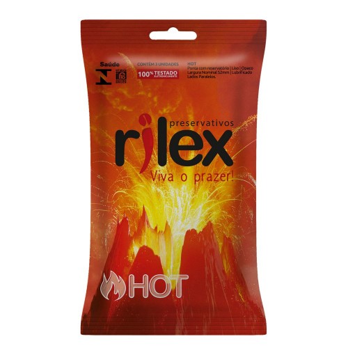 PRESERVATIVO HOT 3 UNIDADES RILEX
