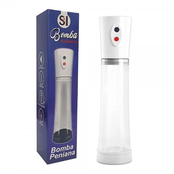 BOMBA ELÉTRICA PENIANA 3 ANEIS DE SILICONE PÊNIS PUMP SEXY IMPORT